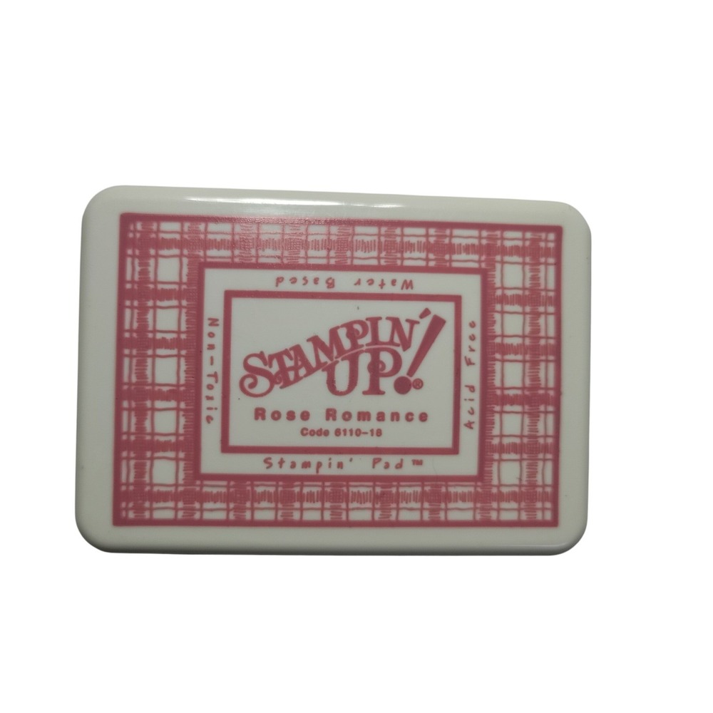 Stampin Up Rose Romance Ink Pad Water‎ Based Acid Free Non Toxic Crafting